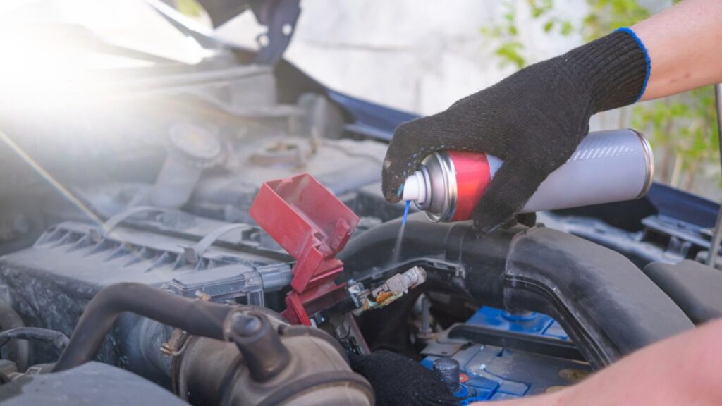 cleaning battery terminal