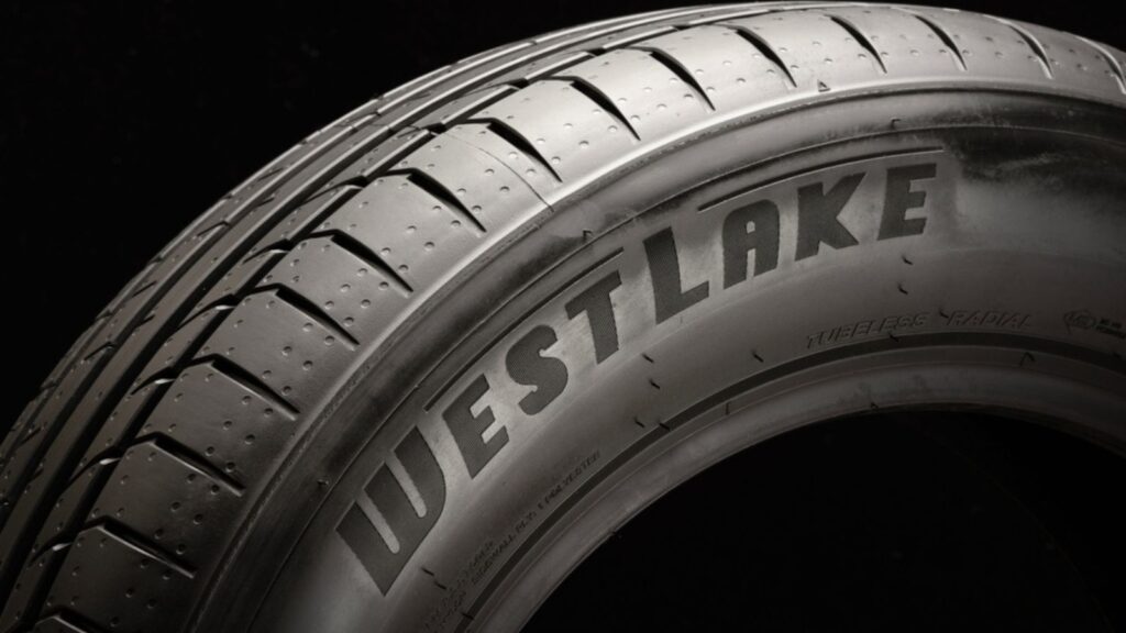 the Westlake logo on the sidewall of the tire
