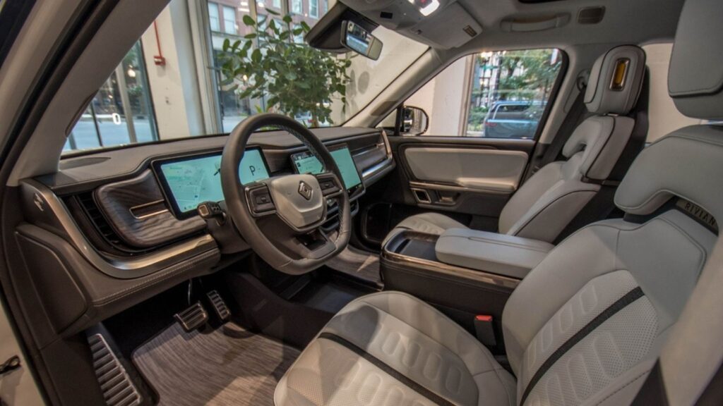 2023 Rivian R1T interior
