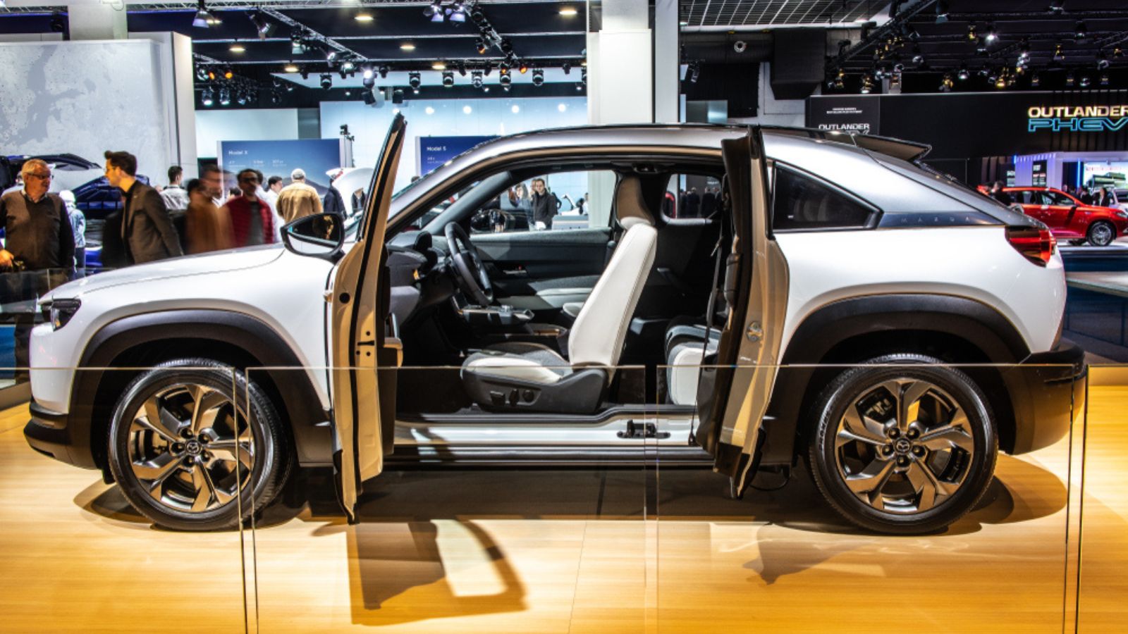 2020 electric Mazda MX-30 with clamshell doors