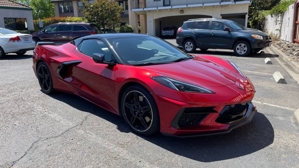 Chevrolet Corvette C8 parking